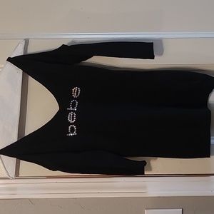 Bebe rhinestone blouse